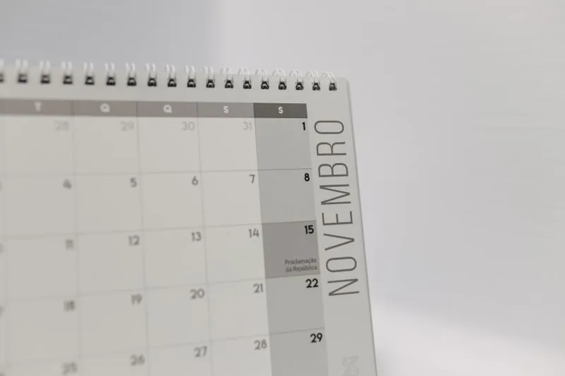 Calendar and timeline for planning a learning schedule