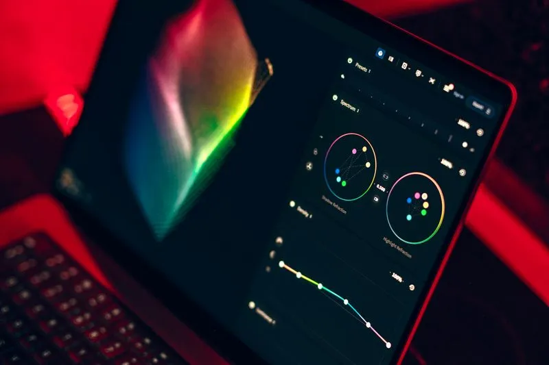 Figma design tool open on a laptop screen