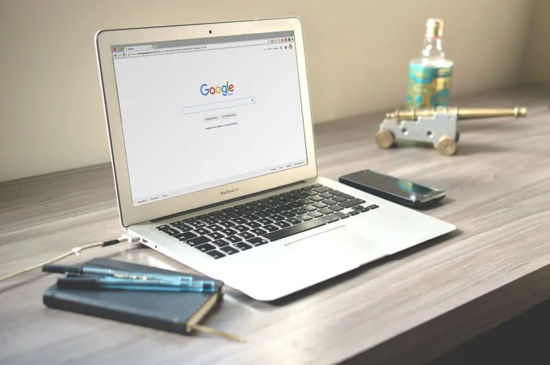 SEO analytics tools open on a laptop screen