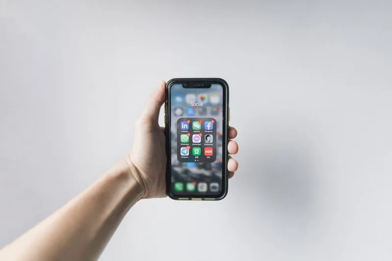 Setting up a business profile on a phone